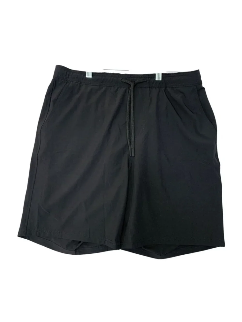NWT Kirkland Signature Men's M Black Swim Shorts With Stretch Fabric Comfort
